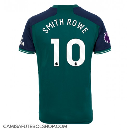 Camisa de time de futebol Arsenal Emile Smith Rowe #10 Replicas 3º Equipamento 2023-24 Manga Curta